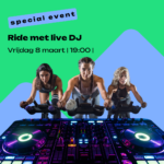 Ride met live DJ